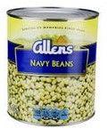 Allens Navy Beans (111 Oz Cans, 6 Cans Per Case)