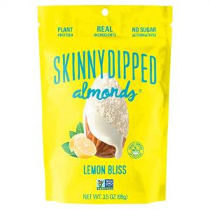 Skinnydipped Lemon Bliss Yogurt Covered Almonds, 3.5 Oz Resealable Bag, 10 Count