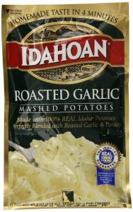 Idahoan Roasted Garlic Mashed Potatoes, 4Oz./Pouch (Pack Of 12)