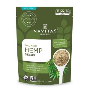 Navitas Organics Hemp Seed, 8Oz. (Pack Of 12)