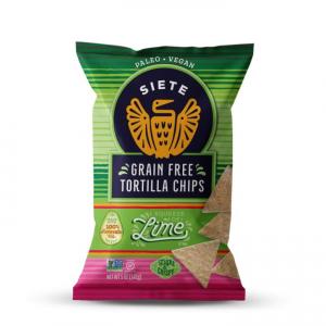 Siete Lime Tortilla Chips, 5Oz./Bag (Pack Of 12)