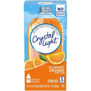 Crystal Light Beverage On The Go Sunrise Orange .13oz X 10 ( Pack Of 12 )