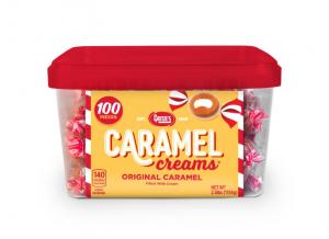 GOETZE CANDY CARAMEL CREAMS SQUARE TUB 2.5lb (Pack of 6)