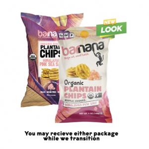 Barnana Himalayan Pink Sea Salt Plantain Chips 56g (Pack Of 6)