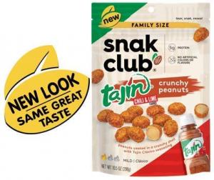 Snak Club Tajin Crunchy Peanut 4 Oz (Pack of 6)