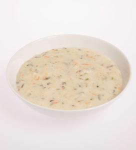 Campbells Frozen Condensed Brown and Wild Rice Soup with Chicken - 4 lb. tray, 3 per case