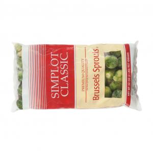 Simplot Small Brussels Sprouts - 32 oz. package, 12 packages per