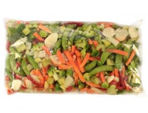 Commodity Vegetables Individual Quick Frozen Stir Fry Vegetable Mix, 2 Pound - 12 per case.