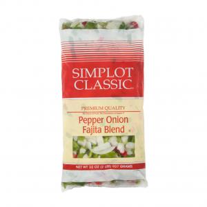 Simplot Pepper Onion Fajita Blend - 32 oz. package, 12 packages