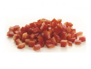 Savor Imports Diced Red Pepper, 3/8 inch - 1 each.