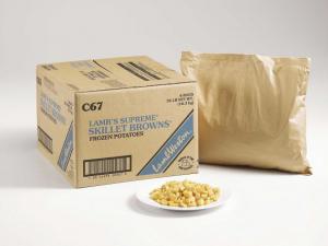 Lamb Weston Supreme Skillet Hash Browns and Formed Diced Potato,