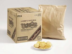Lamb Weston Natural Crisscut Potato Fry, 4.5 Pound - 6 per case.