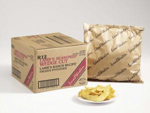 Lamb Weston Ranch 10 Wedge Cut Potato Fry, 5 Pound - 6 per case.