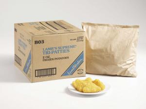 Lamb Weston Supreme Hash Browns and Formed Potato Tri Patty, 2 O
