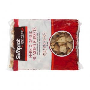 Simplot Roastworks Herb And Garlic Roasted Russets Potato (2.5 lbs, 6 Per Case)