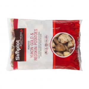 Simplot RoastWorks Yukon Gold and Redskin Roasted Potato, 2.5 Ounce - 6 per case.