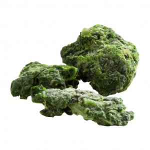 Simplot IQF Chopped Spinach - 20 lb. package, 1 package per case