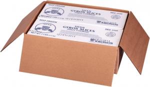 Kronos FrOZen Gyrokone Fully Cooked Titan Thin Beef & Lamb Slice (5 lbs, 4 Pack)