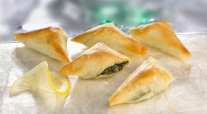 Cuisine Innovations Spanakopita, Ready-To-Cook, Kosher Dairy Certified, 100/Case
