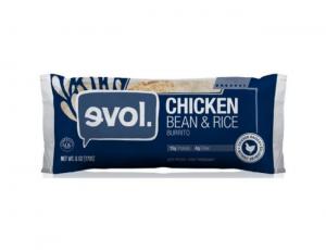 Evol Chicken Bean Rice Classic Burrito (6 Oz, 12 Per Case)
