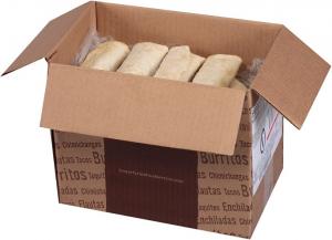 Conagra Fernandos Pre Fried Fiesta Shredded Beef Chimichanga, 5 Ounce - 30 per case.