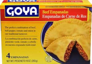 Goya Beef Empanadas, 10 Ounce - 12 per case.