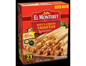 El Monterey Chicken And Cheese Flour Taquitos (1.31 Lbs, 5 Per Case)
