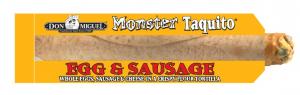 Don Miguel Egg and Sausage Taquito, 4 Ounce - 24 per case.