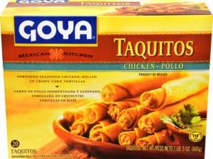Goya Chicken Taquitos, Bulk Size Case (21.164 Oz, 12 Per Case)