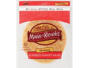 Maria and Ricardos Tomato Flour Tortilla, 45.7 Ounce - 10 per case.