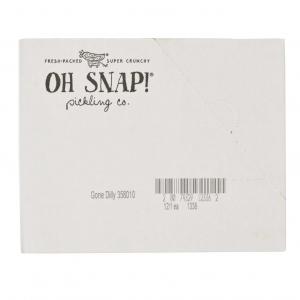 Oh Snap Gone Dilly Dill Pickle - 12 per case.