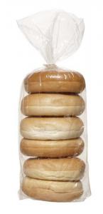 Sara Lee Thaw 'N' Serve Sliced Plain Bagel 6Count (PACK OF 12)