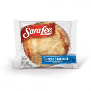 Chef Pierre Cheese Streusel Individually Wrapped Muffin 4oz (PACK OF 24)