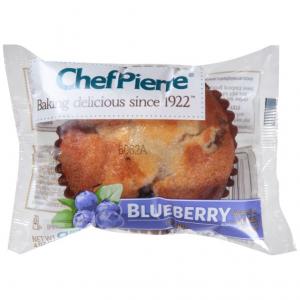 Chef Pierre Blueberry Flavored Muffin, Ready-To-Eat (4.75 OZ, 24 Per Case)