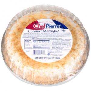 Sara Lee Chef Pierre Coconut Traditional Meringue Pie, 10 inch -