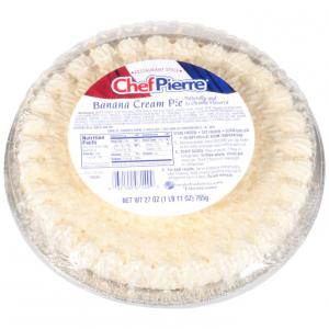 Sara Lee Chef Pierre Traditional Banana Cream Pie, 10 inch -- 6