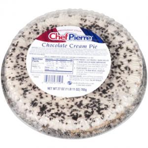 Sara Lee Chef Pierre Traditional Chocolate Cream Pie, 10 Inch (27 Oz, Pack Of 6)