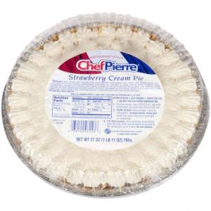 Sara Lee Chef Pierre Traditional Strawberry Cream Pie, 10 inch -