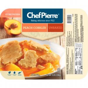 Chef Pierre Peach Country Fruit Cobbler 80oz (PACK OF 2)