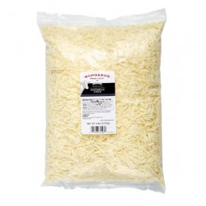 Bongards Low Moisture Part, Part Mozzarella Feather Cheese Shred 5lbs (PACK OF 4)