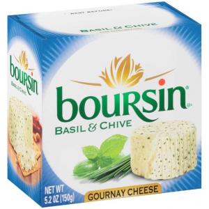 Boursin Basil & Chive Gournay Cheese 5.2oz (PACK OF 6)