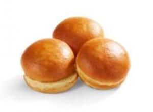 Klosterman Bun, Brioche, 4.25" Round, Fully Baked 12Count (PACK OF 8)