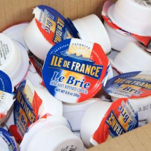 Ile De France Cheese Brie Single Serve 0.9oz (PACK OF 60)