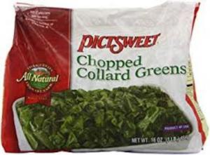 Commodity Vegetables Frozen Chopped Collard Greens 3lbs (PACK OF 12)