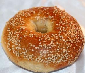 Davidovich Sesame Bagel, Ready To Bake, Bulk Size Case (5.25 OZ, 60 Per Case)