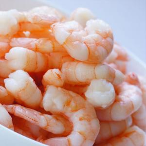 Frozen Seafood Raw Peeled & Deveined Tail On Shrimp 2lbs (PACK OF 5)