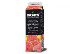 Tropics Pink Guava Drink Mix, 32 Ounce - 12 per case.