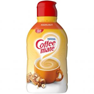 Nestle Coffee Mate Hazelnut Liquid Coffee Creamer, 64 Fluid Ounce - 6 per case.