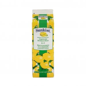 Sunkist 15 Percent Concentrate 4+1 Lemonade Beverage Base, 32 Fluid Ounce - 12 per case.
