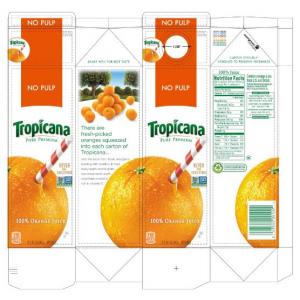 Pepsico Tropicana Pure Premium Original Orange Juice, 32 Ounce - 12 per case.